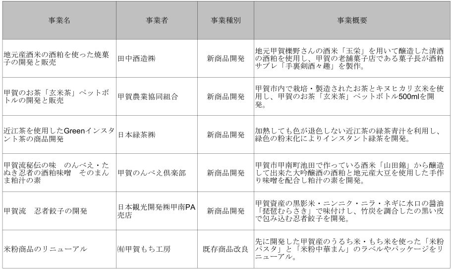 ２３年度　採択事業